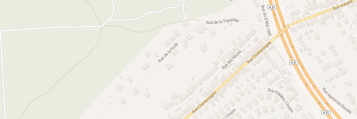 Plan du 9203 Rue de la Forêt à Champigneulles