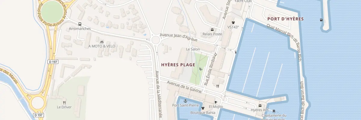 Plan du 5 Av de la Gavine à Hyères