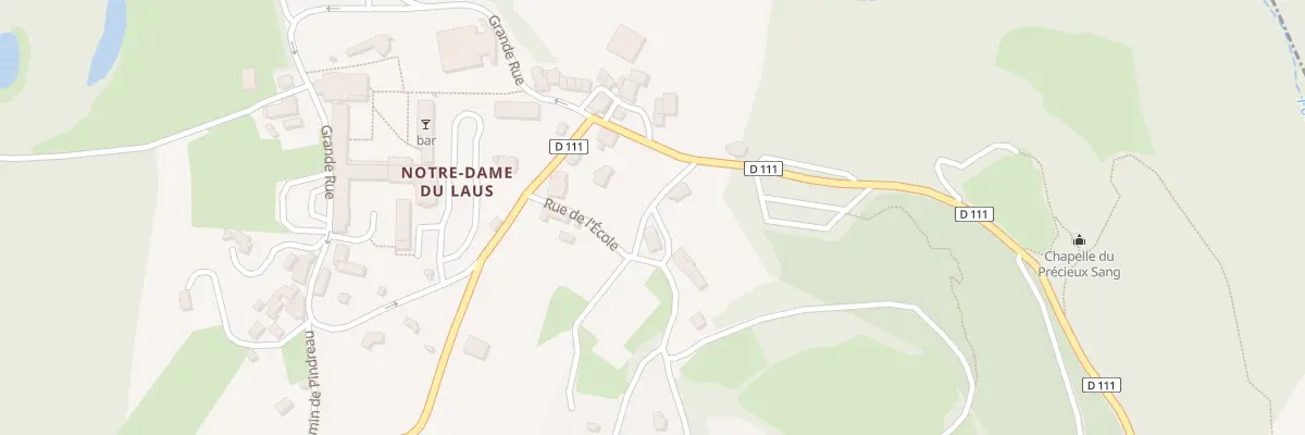 Plan du 5066 Notre Dame du Laus à Saint-Étienne-le-Laus