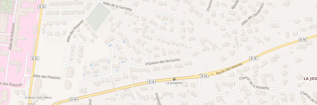 Plan du 12 Imp des Romarins à Pierrefeu-du-Var