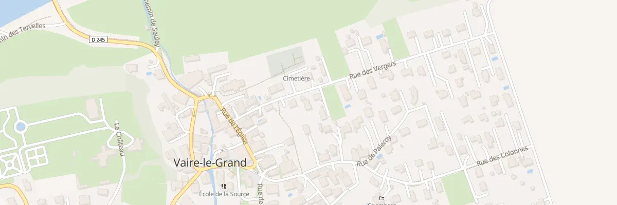 Plan du 10 Rue des Vergers à Vaire