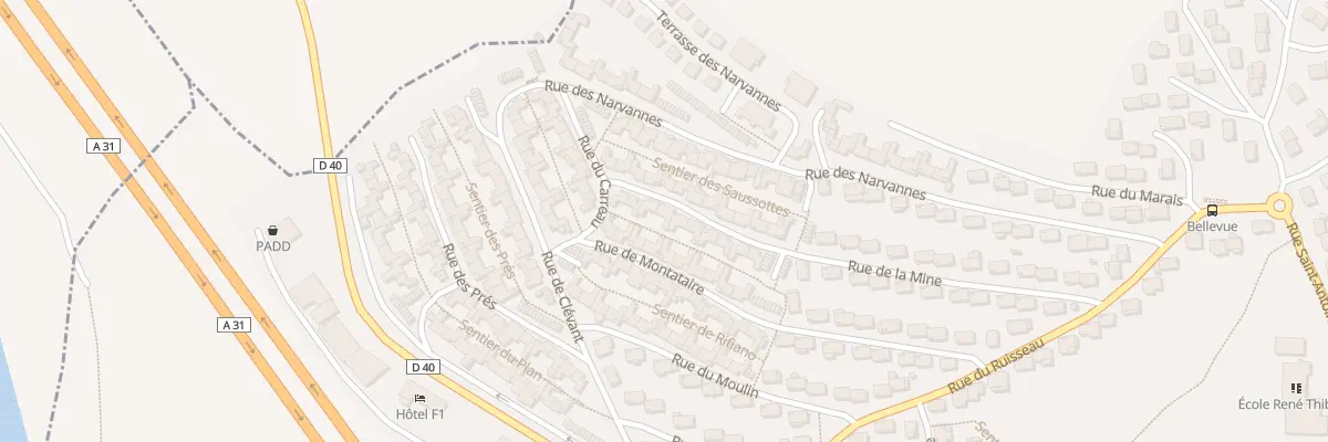 Plan du 8 Rue de la Mine à Bouxières-aux-Dames
