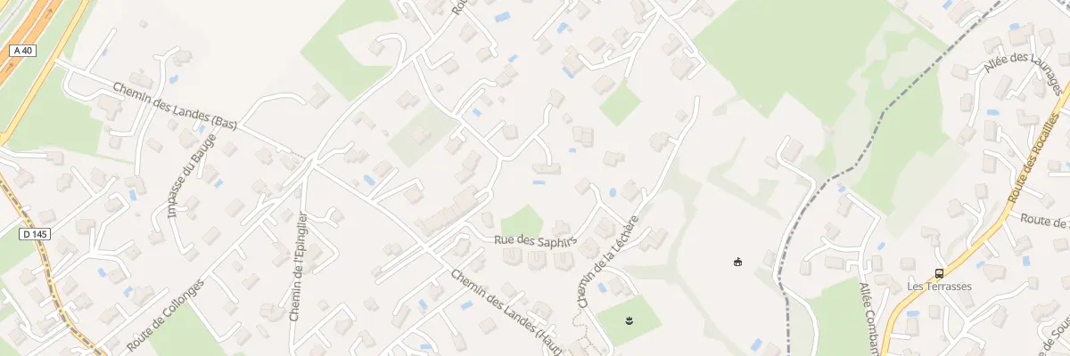 Plan du 172 Imp des Cacaloups à Bossey