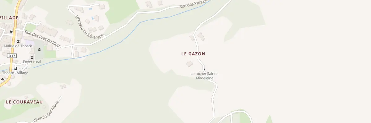 Plan du 7035 Les Ataux à Thoard