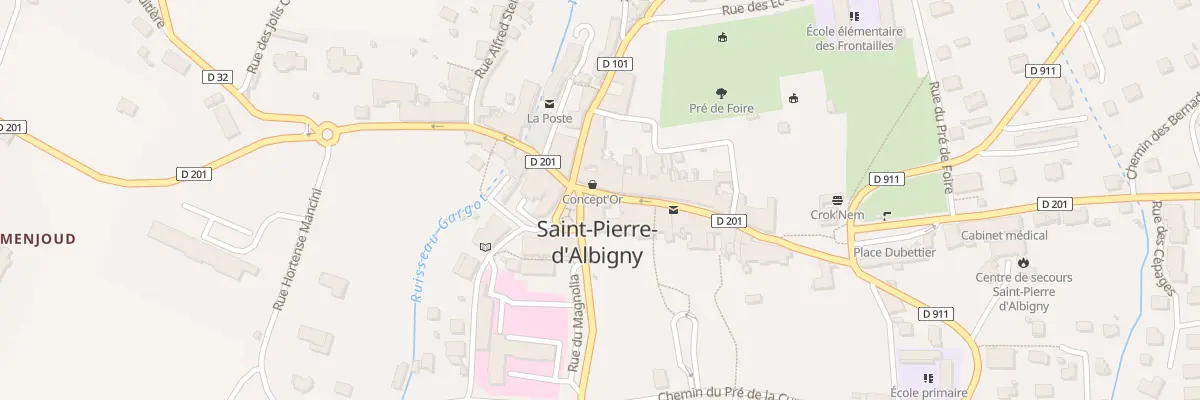 Plan du 26 Rue Louis Blanc-Pinget à Saint-Pierre-d’Albigny