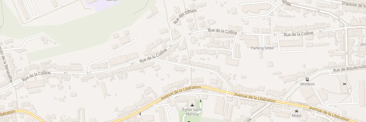 Plan du 36 Rue Saint Mansuy à Nancy