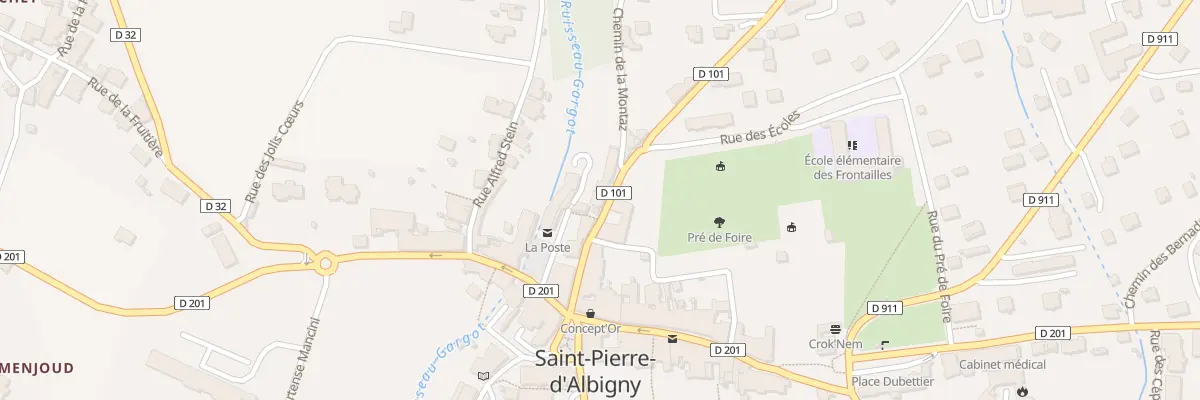 Plan du 91 Rue Jean-Louis Bouvet à Saint-Pierre-d’Albigny