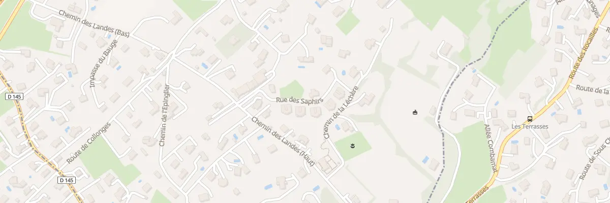 Plan du 114 Rue des saphirs à Bossey