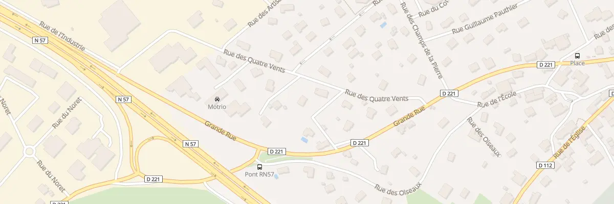 Plan du 7 Rue des Quatre Vents à Mamirolle