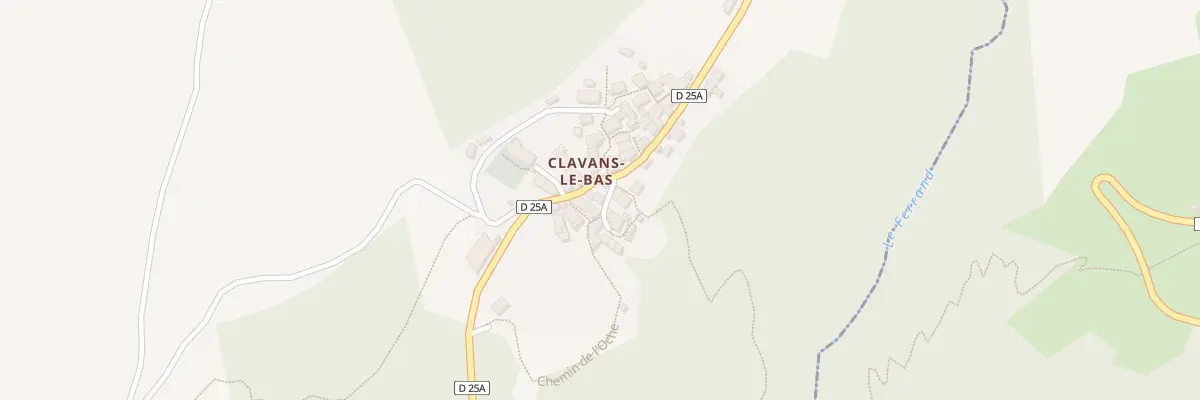 Plan du 2 Che du Ventau à Clavans-en-Haut-Oisans
