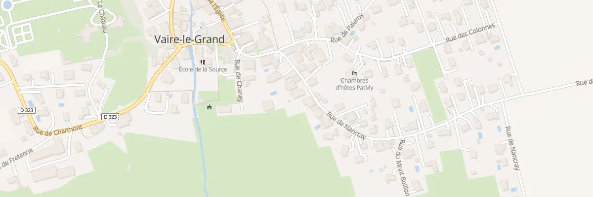 Plan du 12 Rue de Nancray à Vaire