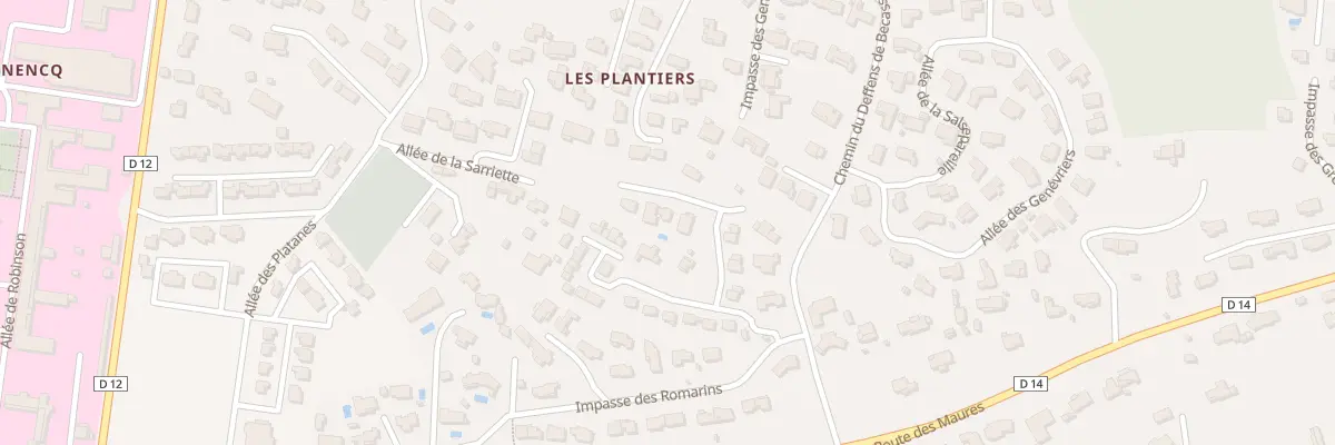 Plan du 13 All des Tournesols à Pierrefeu-du-Var
