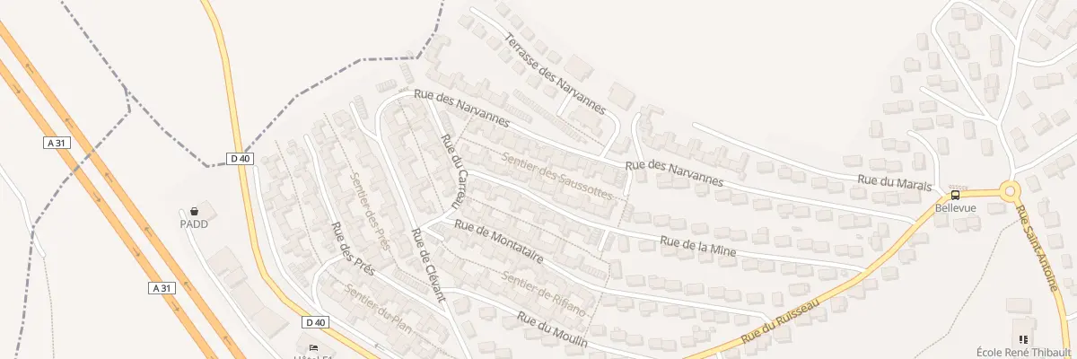 Plan du 13 Rue de la Mine à Bouxières-aux-Dames