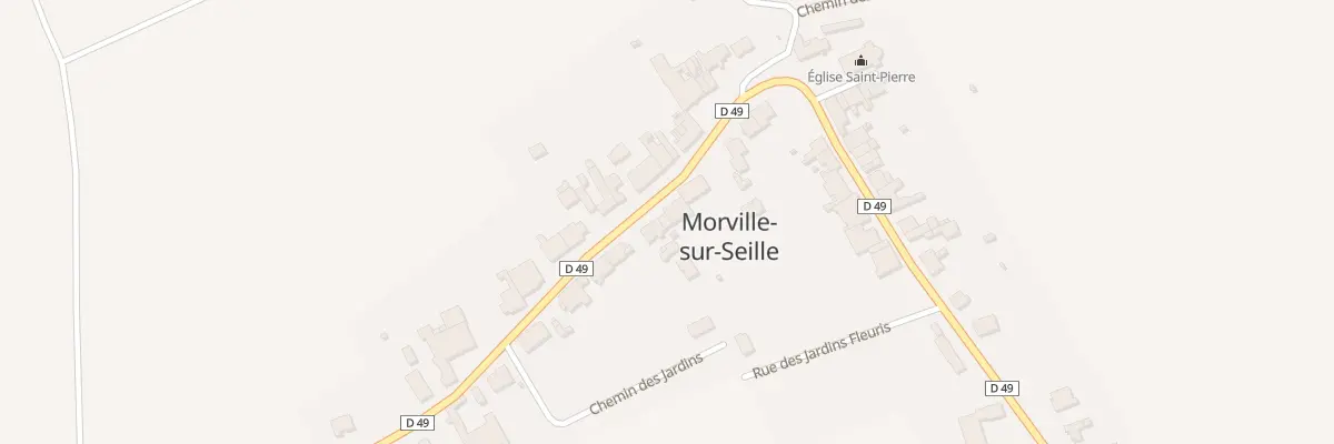 Plan du 9 Rue Haute à Morville-sur-Seille