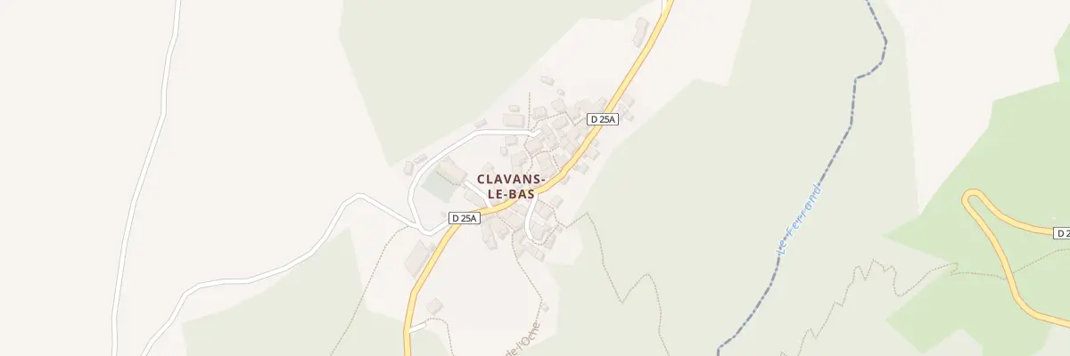 Plan du 2 Che du Viau à Clavans-en-Haut-Oisans