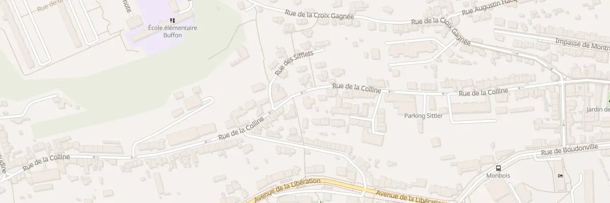 Plan du 73 Rue de la Colline à Nancy