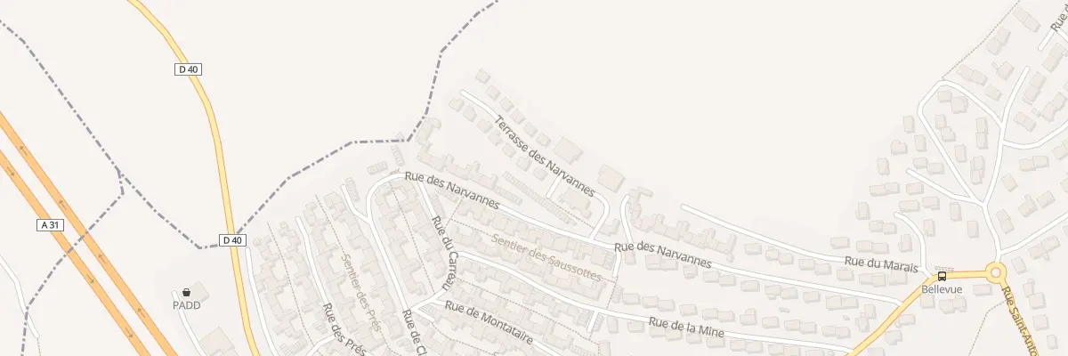 Plan du 3 Rue Terrasse des Narvannes à Bouxières-aux-Dames