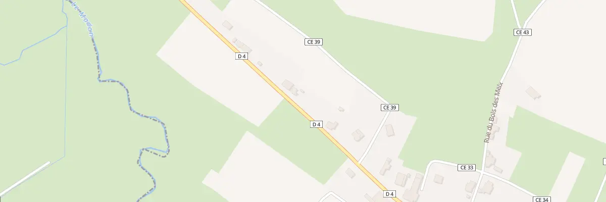 Plan du 20 Rte de Mirecourt à Begnécourt
