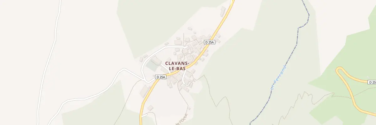 Plan du 11 Rte du Col à Clavans-en-Haut-Oisans