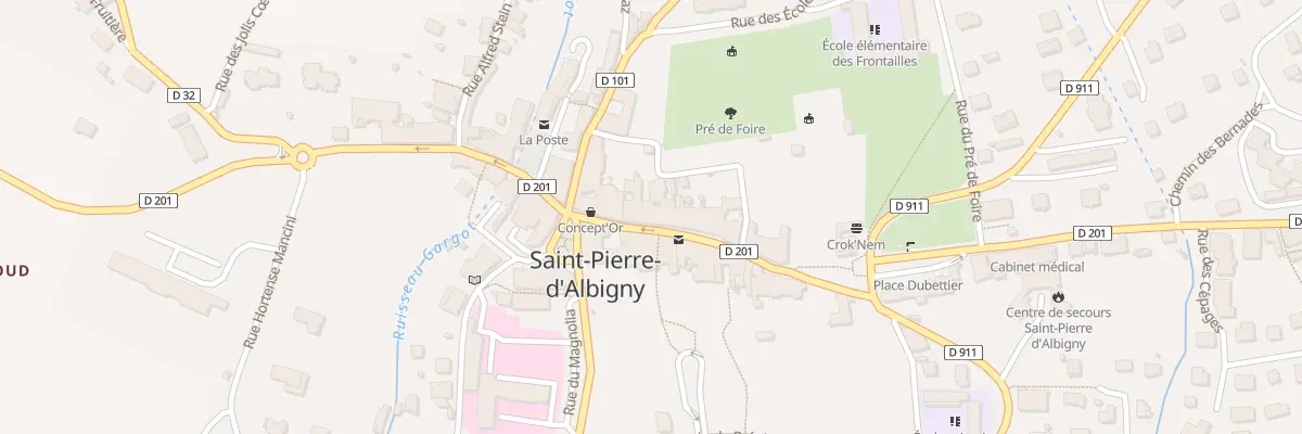 Plan du 60 Rue Louis Blanc-Pinget à Saint-Pierre-d’Albigny