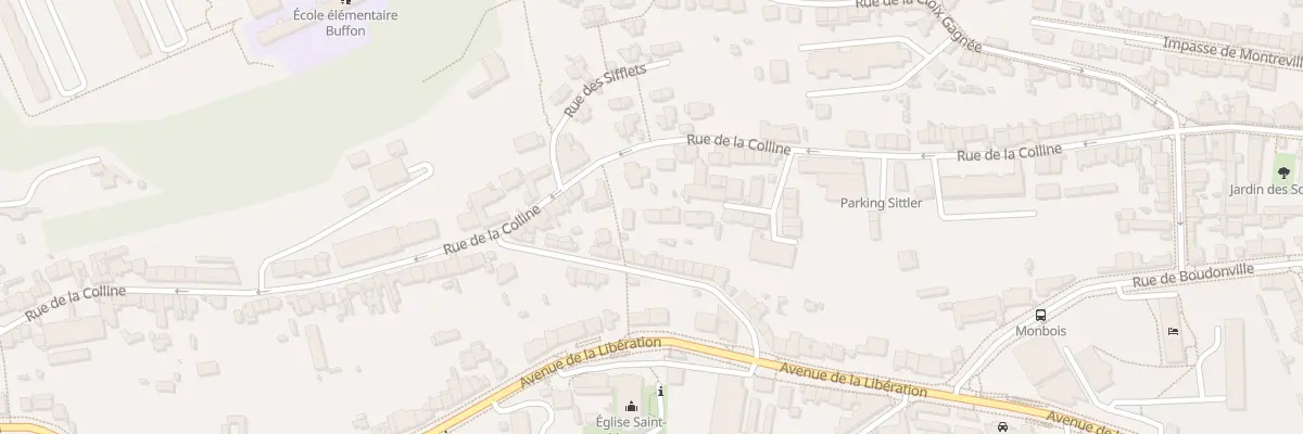 Plan du 73B Rue de la Colline à Nancy