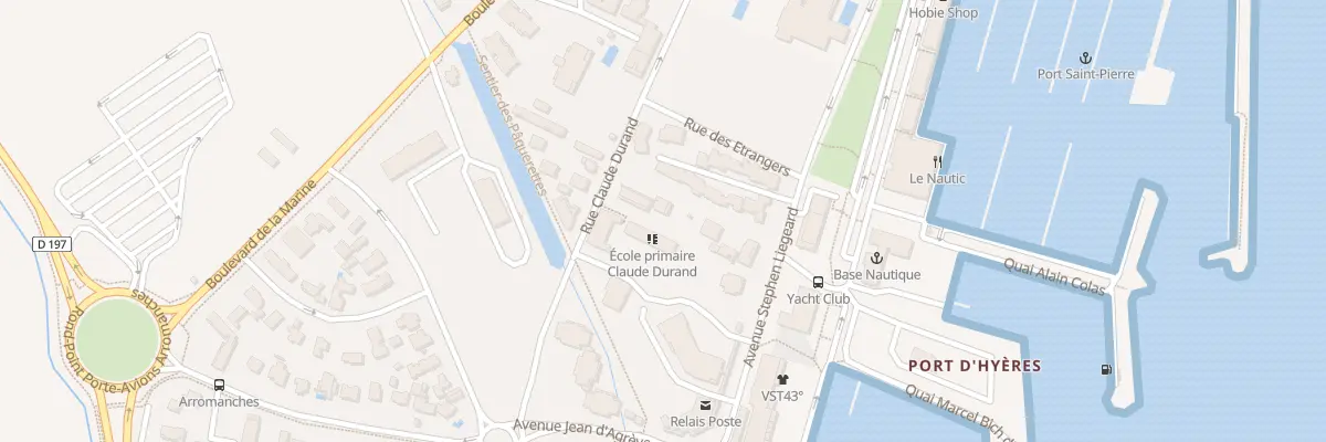 Plan du 3 Rue Claude Durand à Hyères