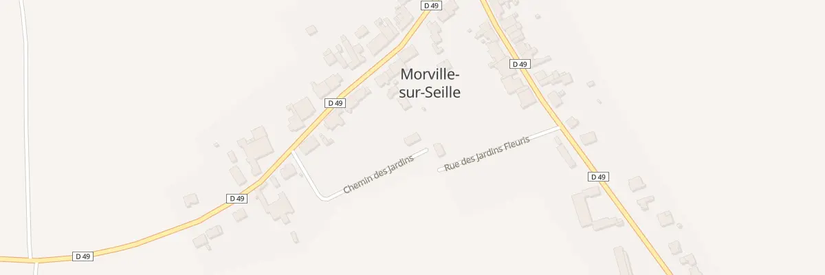 Plan du 5802 Rue Haute à Morville-sur-Seille