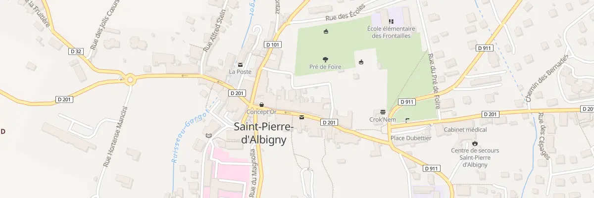 Plan du 78 Rue Louis Blanc-Pinget à Saint-Pierre-d’Albigny