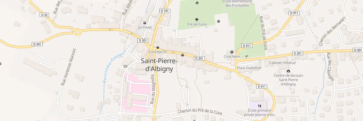 Plan du 83 Rue Louis Blanc-Pinget à Saint-Pierre-d’Albigny