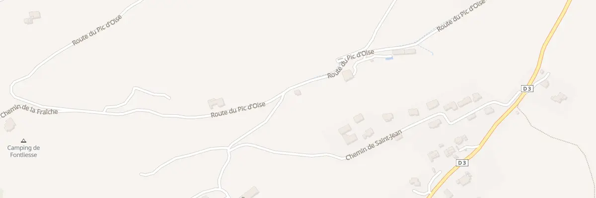 Plan du 595 Rte du Pic d’Oise à Champtercier