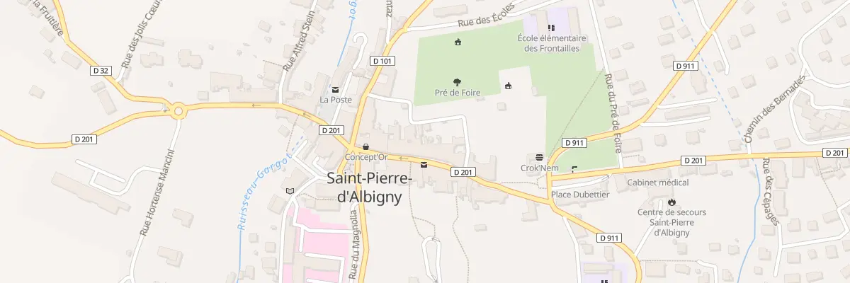 Plan du 87 Rue Louis Blanc-Pinget à Saint-Pierre-d’Albigny