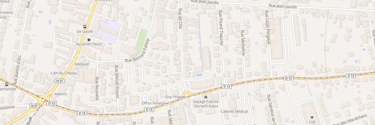 Plan du 21 Rue de Cita à Vesoul