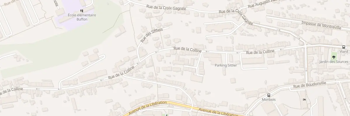 Plan du 69B Rue de la Colline à Nancy