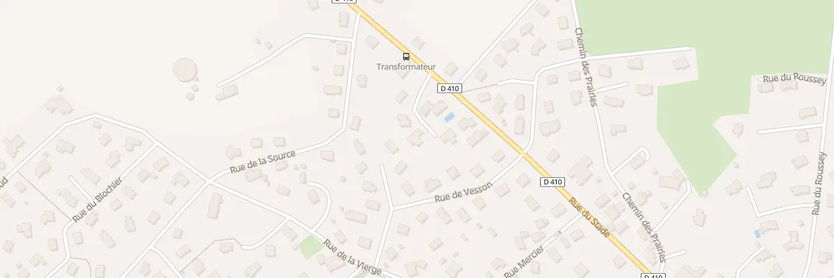 Plan du 25C Rue du Stade à Mamirolle