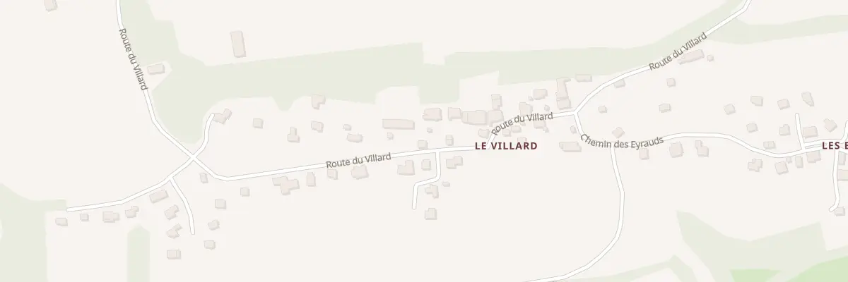 Plan du 575 Rte du Villard à Chabottes