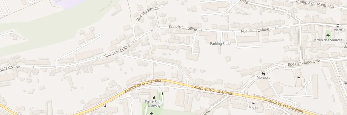 Plan du 16 Rue Saint Mansuy à Nancy