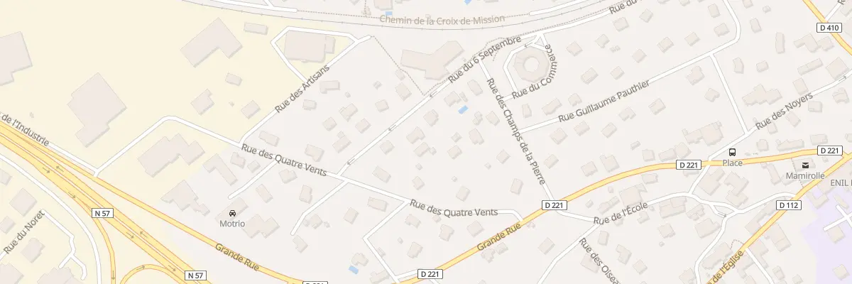Plan du 21B Rue du Six Septembre à Mamirolle