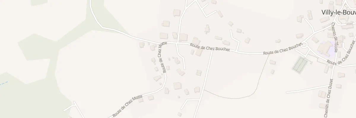 Plan du 1 Che de Chez Motte à Villy-le-Bouveret