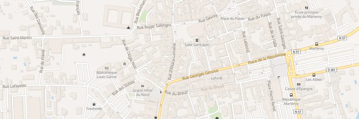 Plan du 17 Rue d’Alsace-lorraine à Vesoul