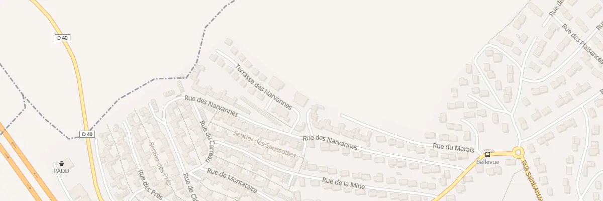 Plan du 2 Rue Terrasse des Narvannes à Bouxières-aux-Dames