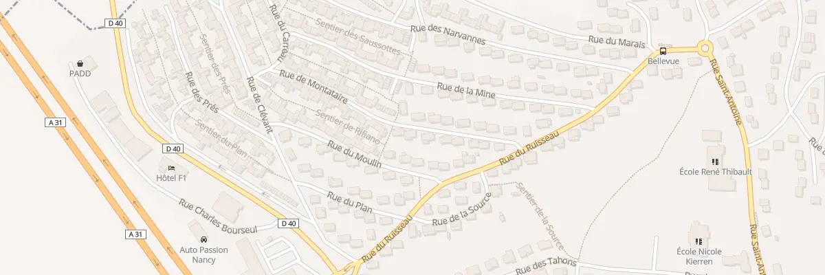 Plan du 28 Rue de Montataire à Bouxières-aux-Dames