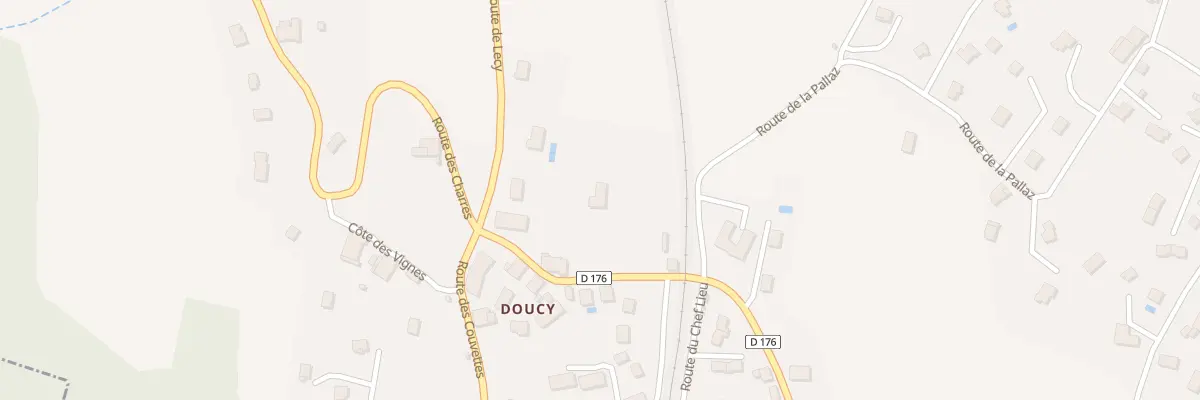 Plan du 860 Rte de Doucy à Charvonnex