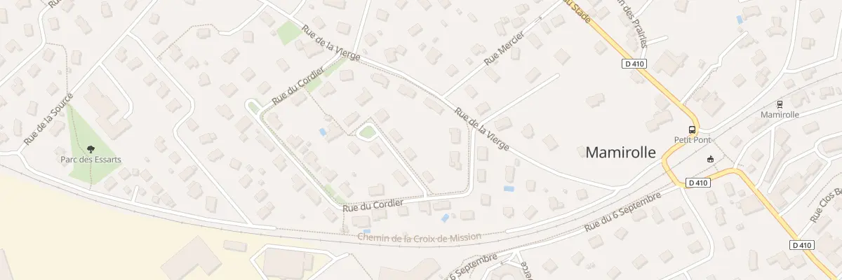 Plan du 8 Rue du Cordier à Mamirolle