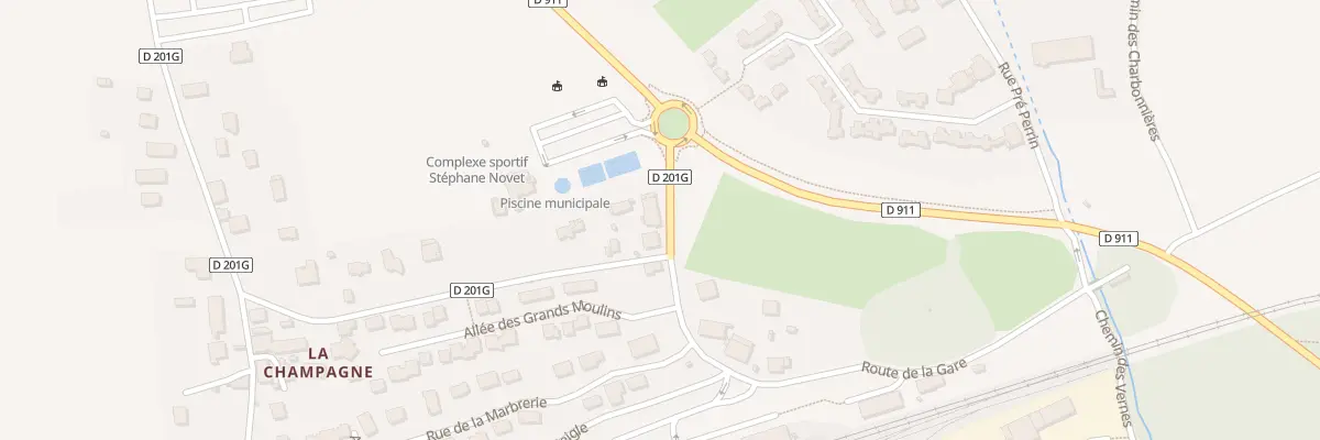 Plan du 58 Rte de la Gare à Saint-Pierre-d’Albigny