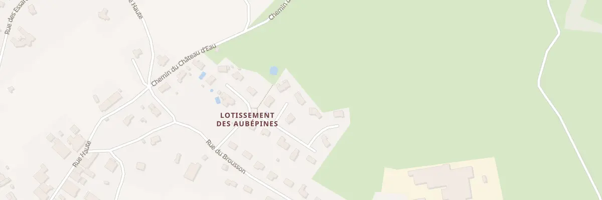 Plan du 5136 Communal de Brousson à Chantrans