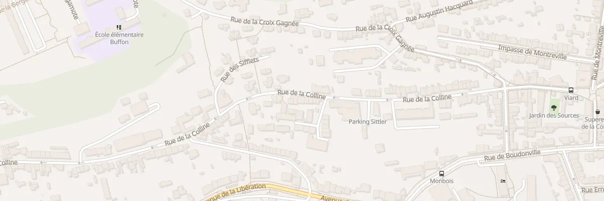 Plan du 67 Rue de la Colline à Nancy