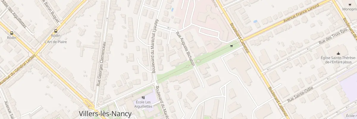 Plan du 6 Rue Auguste Bichaton à Villers-lès-Nancy