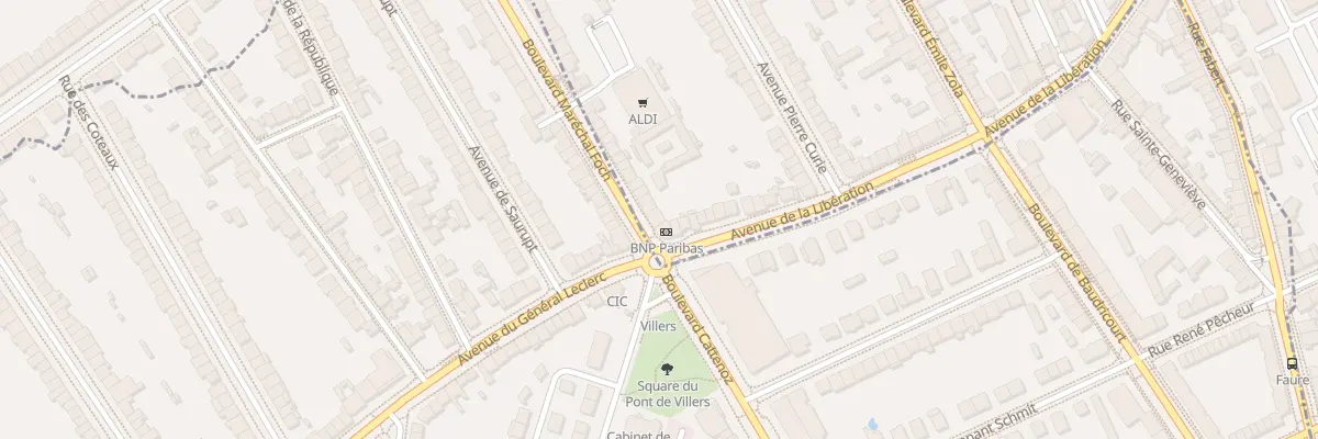 Plan du 2 Bd Marechal Foch à Laxou