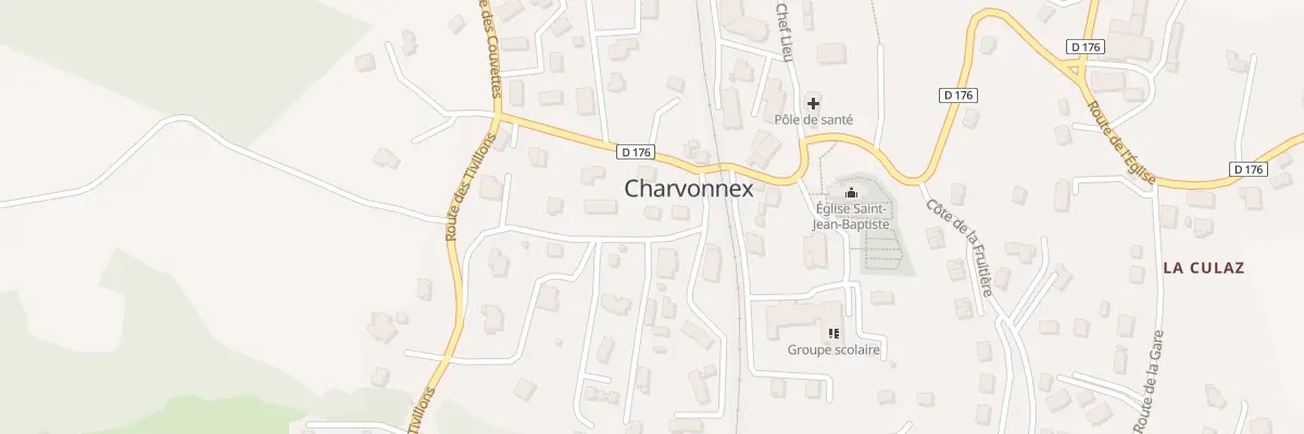 Plan du 70 Rte de Penchot à Charvonnex