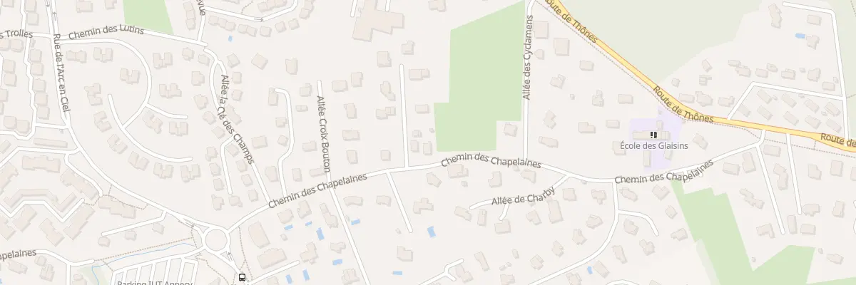 Plan du 47 Che des Chapelaines à Annecy